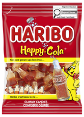 Haribo Happy Cola Gummy Candy 150g – Official Canada Packaging