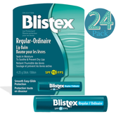 Blistex Regular Lip Balm Stick SPF 15 4.25g – 24-Pack Bulk Box