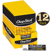 ChapStick Classic Lip Balm – Original Flavour (4g) – Pack of 12 Sticks | Wholesale