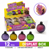 Dream Mesh Squish Ball Colour Changing, Gradient Fidget Toy, 12 Piece Display Box