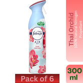 Febreze Air Freshener Spray Thai Orchid 300 ml – Pack of 6 – Dream Wholesalers