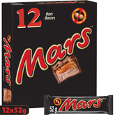 Mars Peanut Free Single Caramel Milk Chocolate Bar — Pack of 12 × 52g