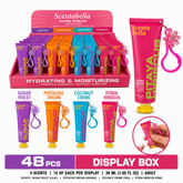 Scentabella Hand Cream with Keychain, 4 Scents, 30ml Tube, 48 Piece Display Box