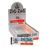 Zig-Zag Ultra Thin 1¼ Slow Burning Rolling Papers – 25 Packs, 50 Leaves Each