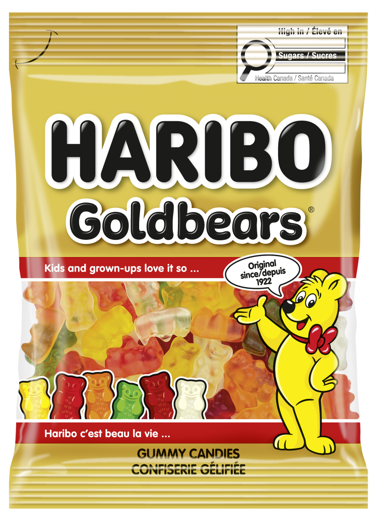 Haribo Goldbears Gummy Candy 150g – Official Canada Packaging