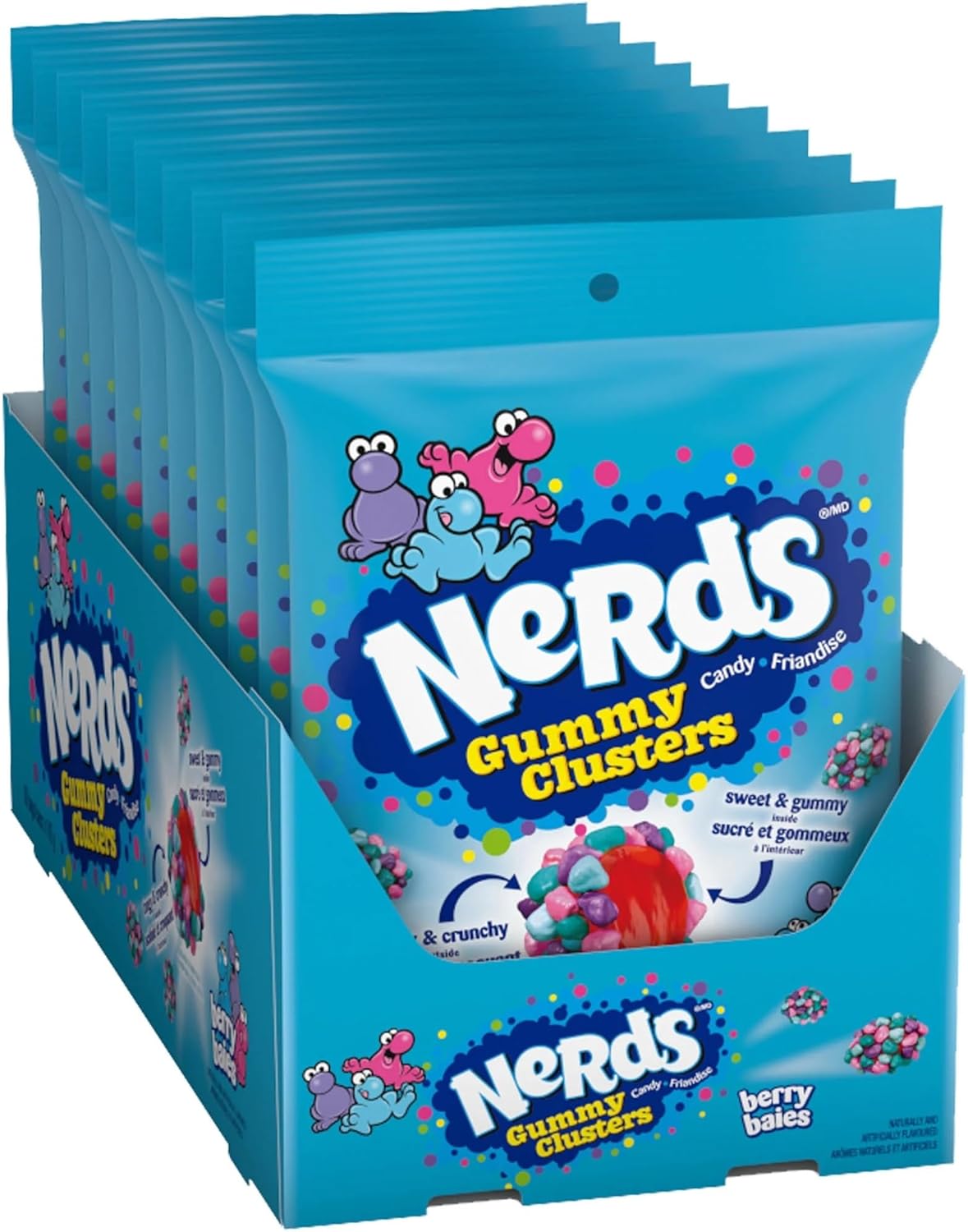 Nerds Gummy Clusters Very Berry 85g – Amazon View 1