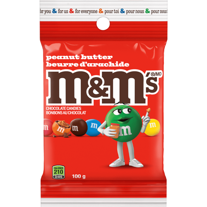 M&M's Peanut Butter 100g – DoorDash Display