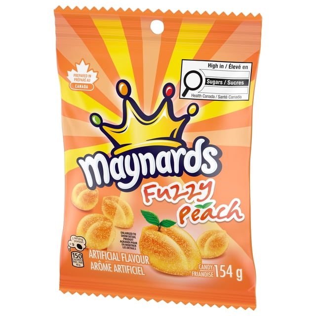 Maynards Fuzzy Peach 154g – Alt View 4