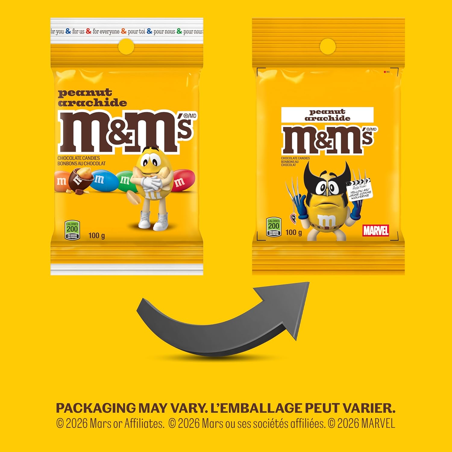 M&M's Marvel Peanut 100g – Alt View 3