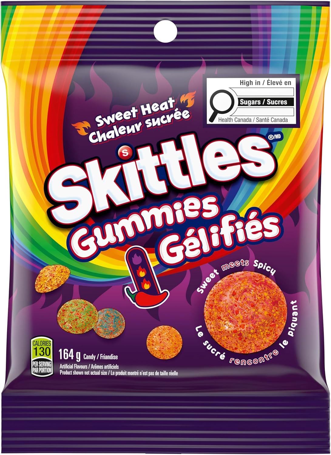 SKITTLES Gummies Sweet Heat 164g – Amazon Front View