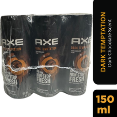 AXE Dark Temptation Deodorant Body Spray 150ml – Pack of 6 Wholesale