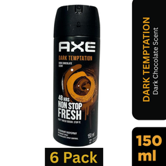 AXE Dark Temptation Deodorant Body Spray 150ml – Pack of 6 Wholesale
