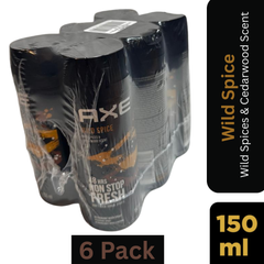 AXE Wild Spice Body Spray – Aluminum-Free Deodorant with Long-Lasting Masculine Fragrance
