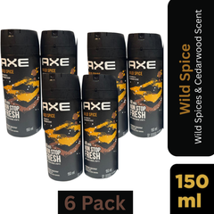 AXE Wild Spice Deodorant Body Spray 150ml Can – Wild Spices & Cedarwood Scent