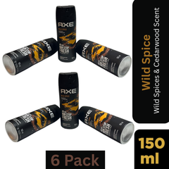 AXE Wild Spice Deodorant Body Spray 150ml Can – Wild Spices & Cedarwood Scent