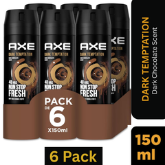 AXE Dark Temptation Deodorant Body Spray 150ml – Pack of 6 Wholesale