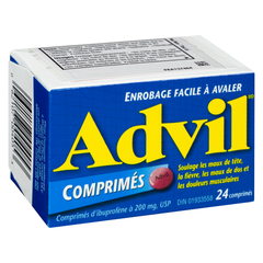 Advil Ibuprofen Tablets 200mg – 24 Count Pack of 6 – Wholesale Pain Relief