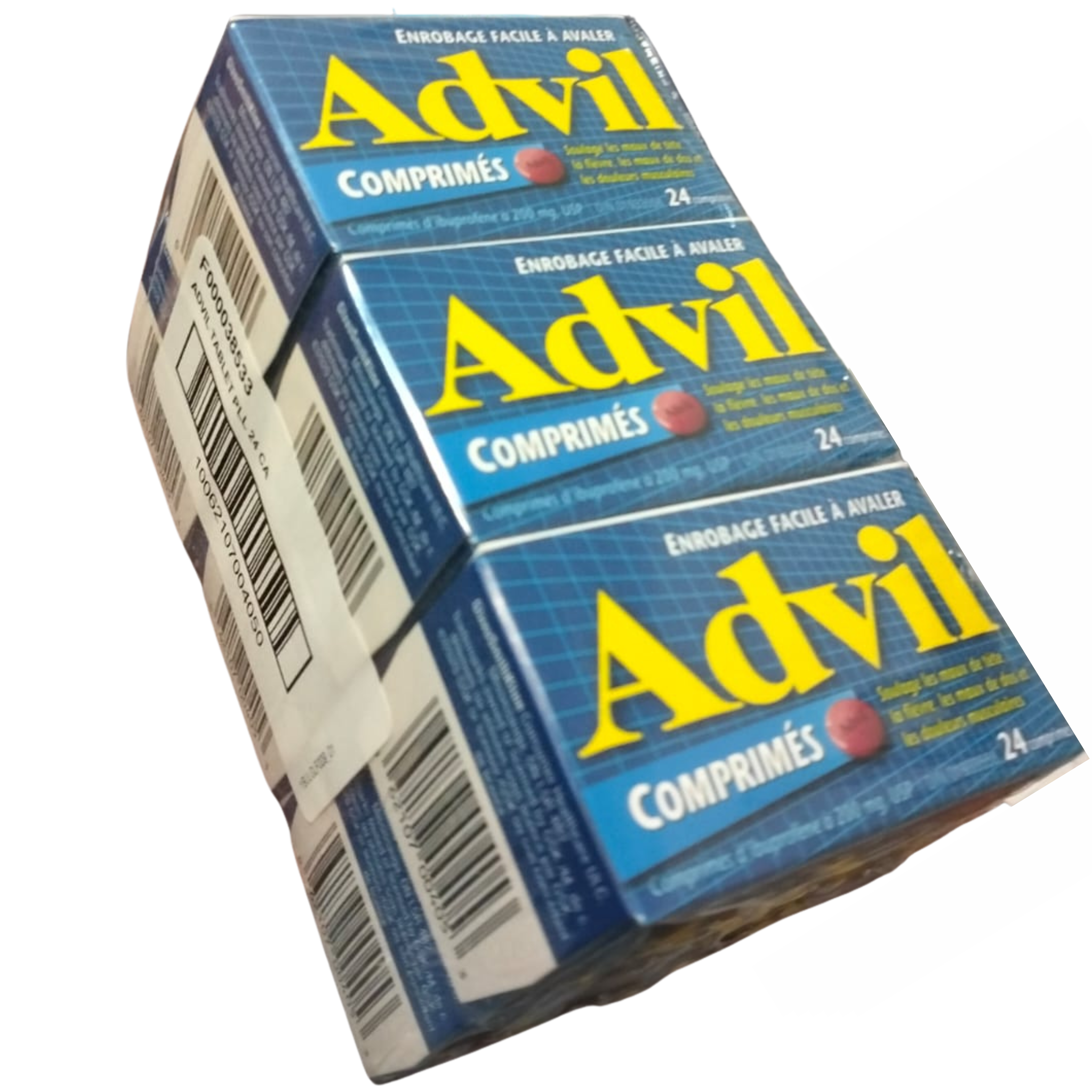 Advil Ibuprofen Tablets 200mg – 24 Count Pack of 6 – Wholesale Pain Relief