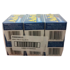 Advil Ibuprofen Tablets 200mg – 24 Count Pack of 6 – Wholesale Pain Relief