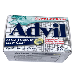 Advil Extra Strength Liqui-Gels Ibuprofen Capsules 400mg – Pack of 6 (12 capsules each) Wholesale Pain Relief