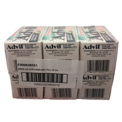 Advil Extra Strength Liqui-Gels Ibuprofen Capsules 400mg – Pack of 6 (12 capsules each) Wholesale Pain Relief