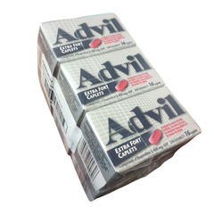 Advil Extra Strength Caplets Ibuprofen Tablets 400mg – 16 Count Pack of 6 – Pain Relief Medicine Wholesale