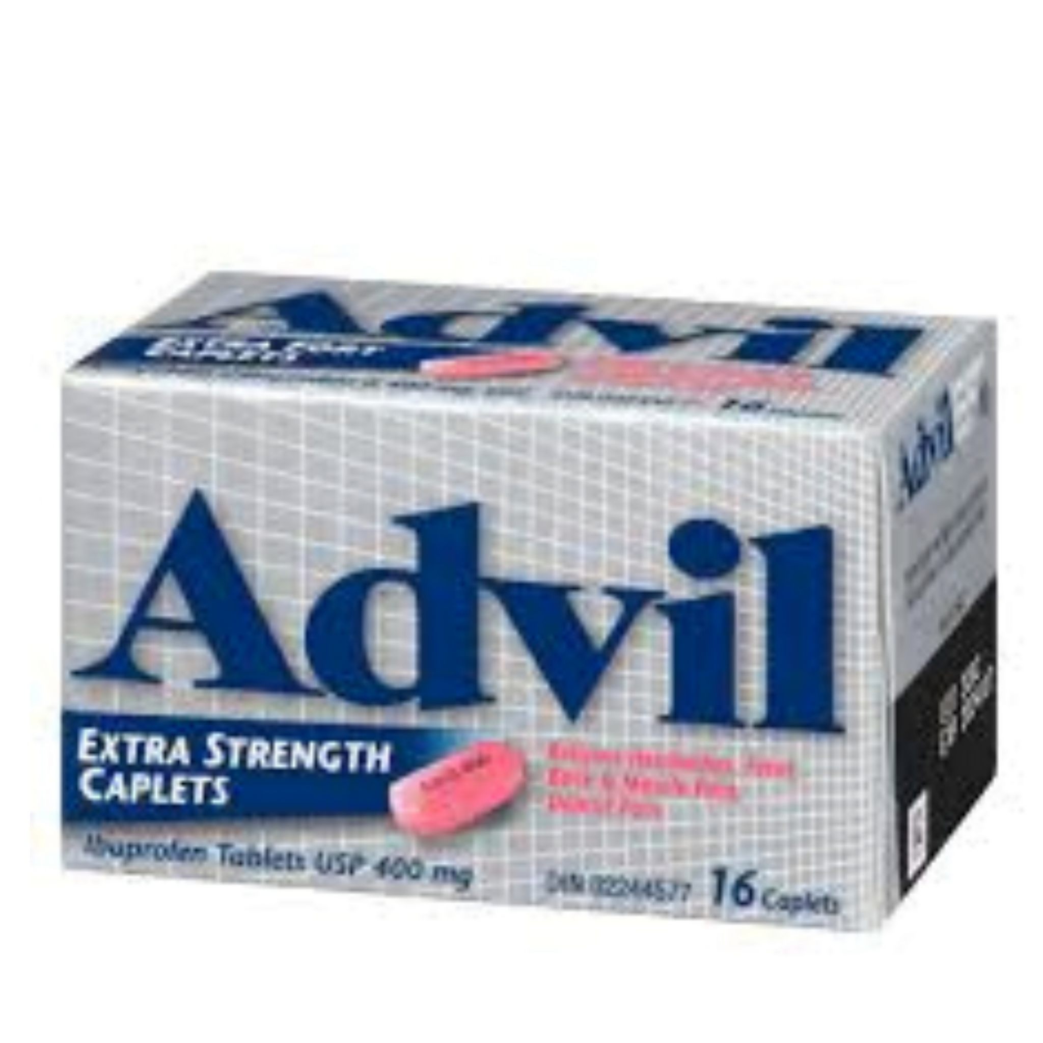 Advil Extra Strength Caplets Ibuprofen Tablets 400mg – 16 Count Pack of 6 – Pain Relief Medicine Wholesale