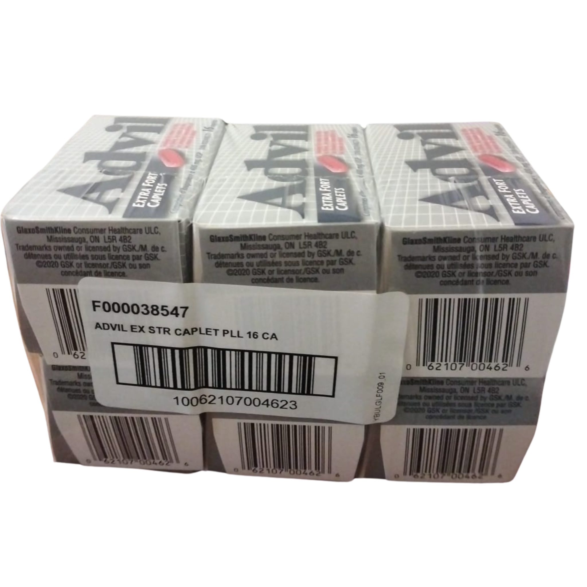 Advil Extra Strength Caplets Ibuprofen Tablets 400mg – 16 Count Pack of 6 – Pain Relief Medicine Wholesale