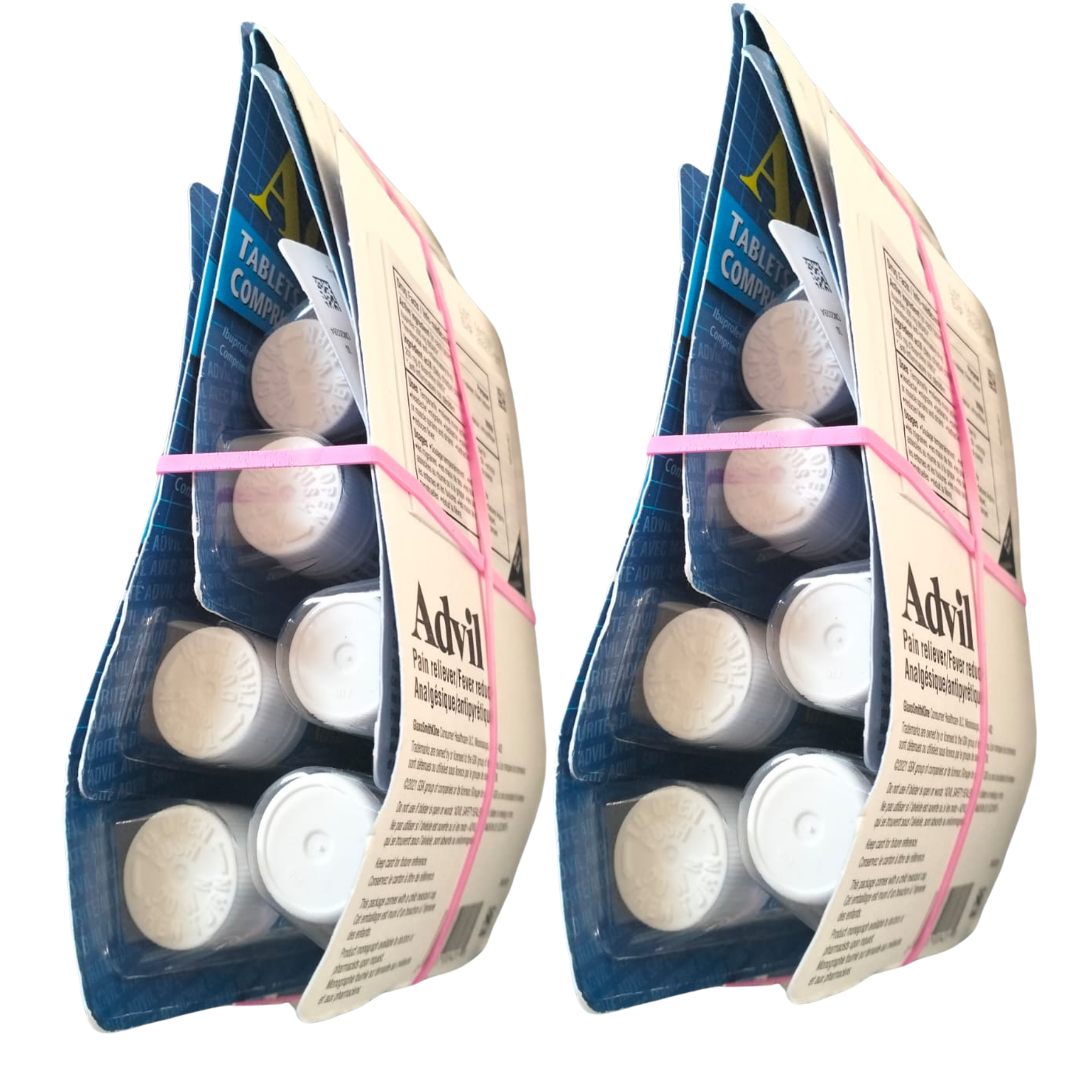 Advil Ibuprofen 200mg Tablets – 10 Tablets per Pack (12 Pack Wholesale Bundle)