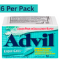 Advil Liqui-Gels 200mg Ibuprofen Capsules – Pack of 6 (16 Capsules Each) – Wholesale Pain Relief