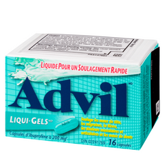 Advil Liqui-Gels 200mg Ibuprofen Capsules – Pack of 6 (16 Capsules Each) – Wholesale Pain Relief