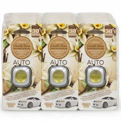 Airfusion Car Vent Clip Air Freshener Vanilla Bean, 4ml, Pack of 12