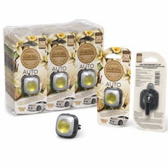 Airfusion Car Vent Clip Air Freshener Vanilla Bean, 4ml, Pack of 12