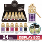 Airfusion Hanging Car Air Freshener, 6 Assorted Scents, 8ml, 24 Piece Display Box