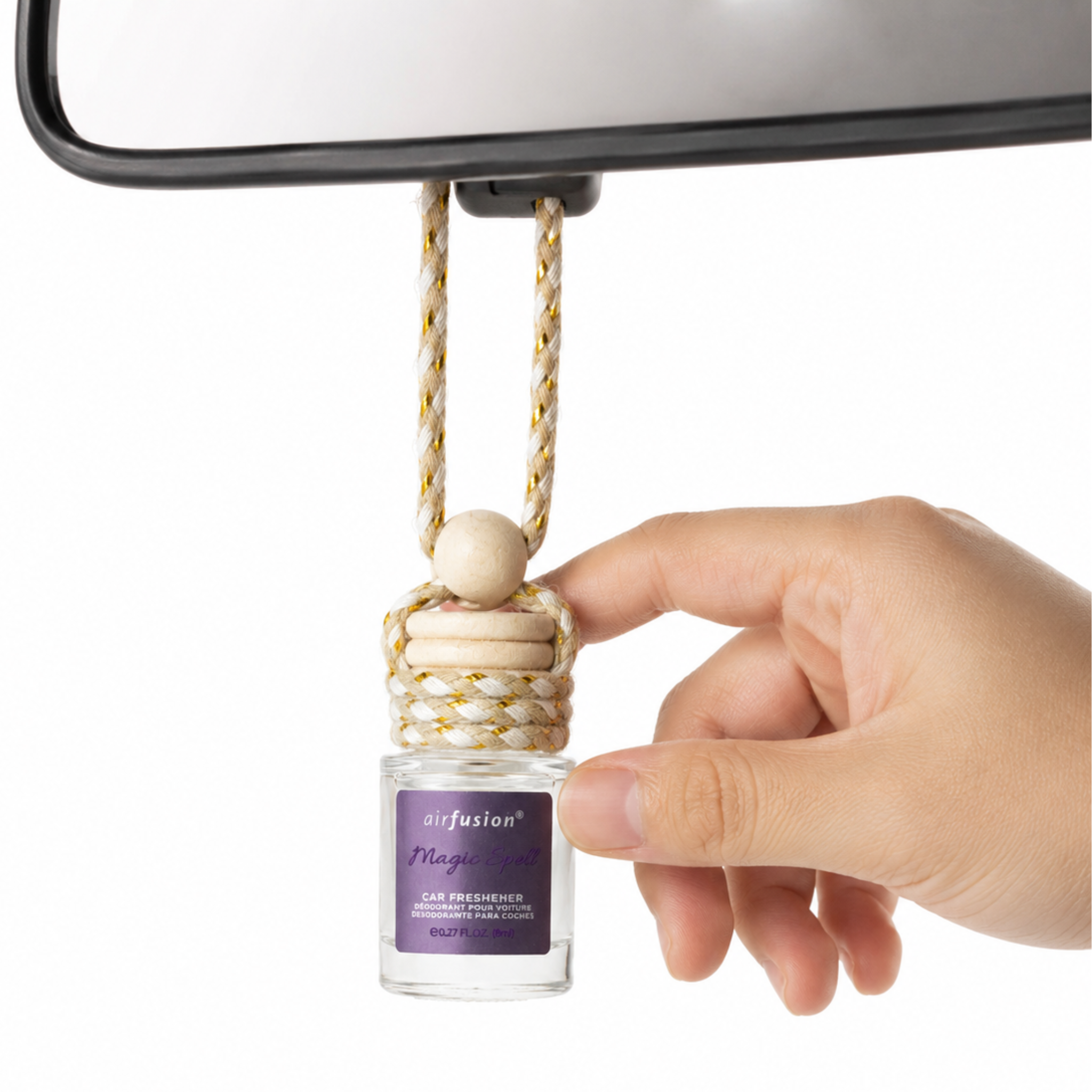 Airfusion Hanging Car Air Freshener, 6 Assorted Scents, 8ml, 24 Piece Display Box