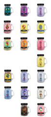 Beamer Smoke Killer Collection – 19 scented candles in reusable mason jars, featuring fragrances like Midnight Ice, Nag Champa, Hanna’s Lilac Forest, Red Mother F**ker, CoCanna Banana, 70’s Lovin’, Cali Jungle Juice, Orange Creamsicle, Raspberry Lemonade, French Vanilla, Banana Nut Bread, Blueberry Pie, Hawaiian Sea Salt, Blueberry Raspberry, Blueberry High Pie, Lux Linen, Italian Espresso, and Whipped Strawdazzle.