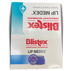 Blistex Lip Medex Cooling Lip Balm – 7g (0.25oz) – 12 Piece Counter Display