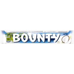 Bounty King Size Coconut Milk Chocolate Bars — Pack of 12 × 57g (2 Bars per pack)