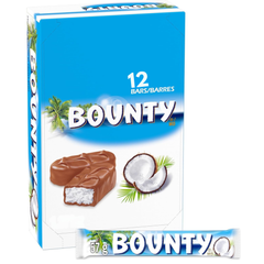 Bounty King Size Coconut Milk Chocolate Bars — Pack of 12 × 57g (2 Bars per pack)
