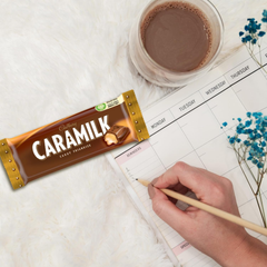 Cadbury Caramilk Single Caramel Milk Chocolate Bar — Pack of 12 × 50g