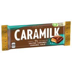 Cadbury Caramilk Salted Caramel Milk Chocolate Bar — Pack of 12 × 50g
