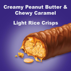 Cadbury Wunderbar Peanut Butter Caramel Milk Chocolate Bars — Pack of 12 × 75g (2 Bars per pack)