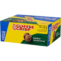 Coffee Crisp Mega Cold Brew Milk Chocolate Wafer Bar — Pack of 12 × 70g