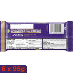 Cadbury Dairy Milk Chocolatey Indulgence Milk Chocolate Bar with Chocolatey Crème — Pack of 6 × 95g