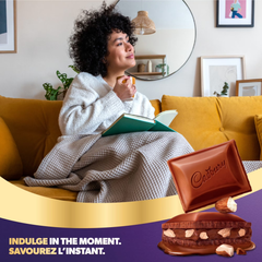 Cadbury Dairy Milk Almond Crème Milk Chocolate Bar — Pack of 6 × 105g