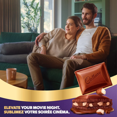 Cadbury Dairy Milk Almond Crème Milk Chocolate Bar — Pack of 6 × 105g