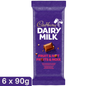 Cadbury Dairy Milk Fruit & Nut Milk Chocolate Bar — Pack of 6 × 90g