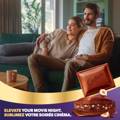 Cadbury Dairy Milk Hazelnut Crème Milk Chocolate Bar — Pack of 6 × 105g