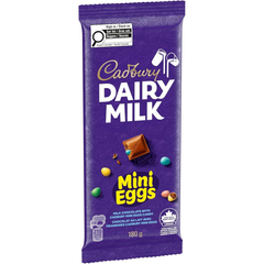 Cadbury Dairy Milk Mini Eggs Milk Chocolate Bar — Pack of 6 × 180g