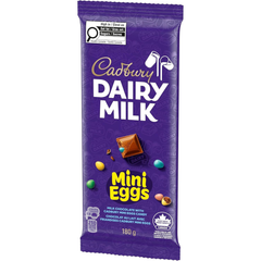 Cadbury Dairy Milk Mini Eggs Milk Chocolate Bar — Pack of 6 × 180g